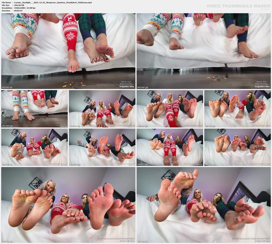 Cosmic Starlight - 2021-12-22 Sleepover Giantess Moodyfeet Mathema