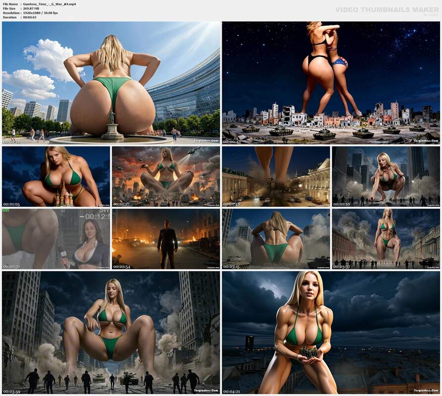 Giantess Time - G War 4