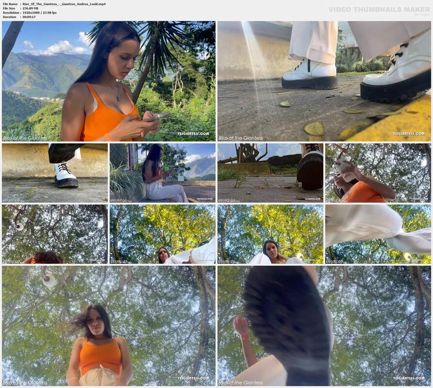 Rise Of The Giantess - Giantess Andrea Look!