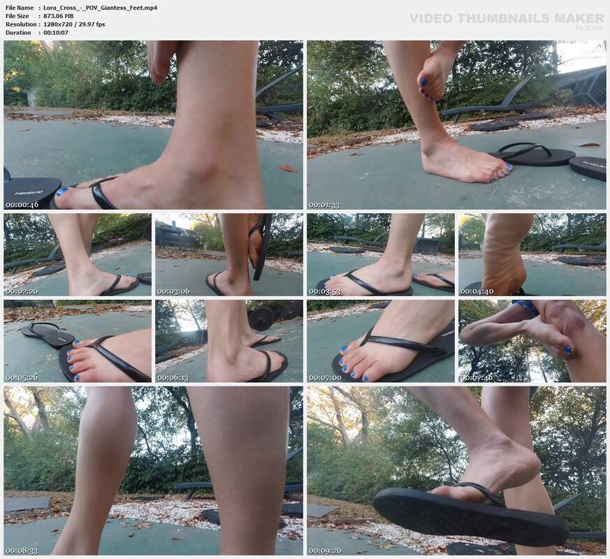 Lora Cross - POV Giantess Feet