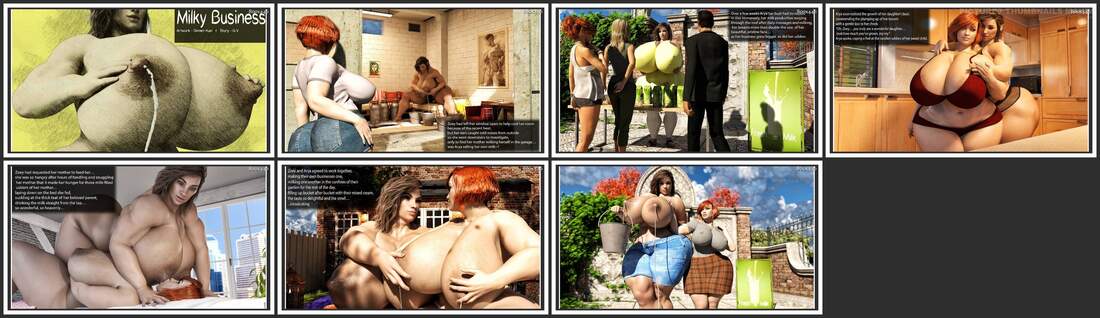 Dinner-kun - Milky Business - 3D Adult Comic