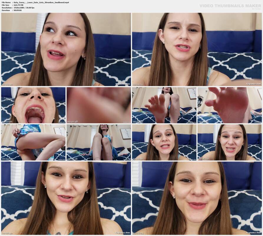 Katy Faery - Loser Date Gets Shrunken Swallowed