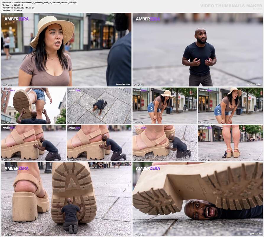GoddessAmberZera - Messing With A Giantess Tourist Full
