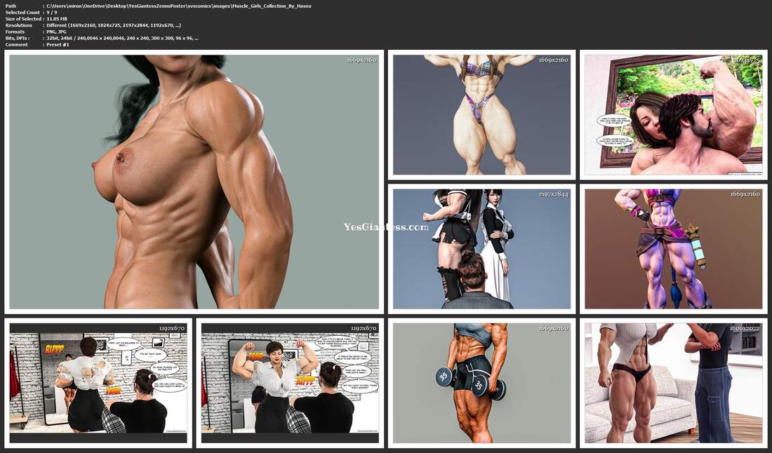 Muscle Girls Collection By Haseu