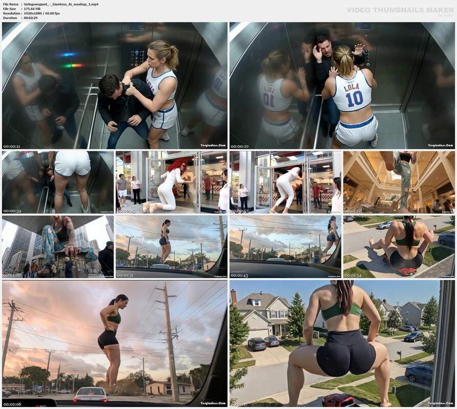 Girlsgonegiant - Giantess Ai mashup 1
