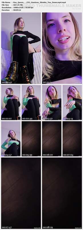 Kay Queen - CEO Giantess Shrinks You Down.mp4