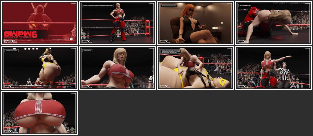 DK - Growing Women Pro Wresling 6 - 3D Adult Comic