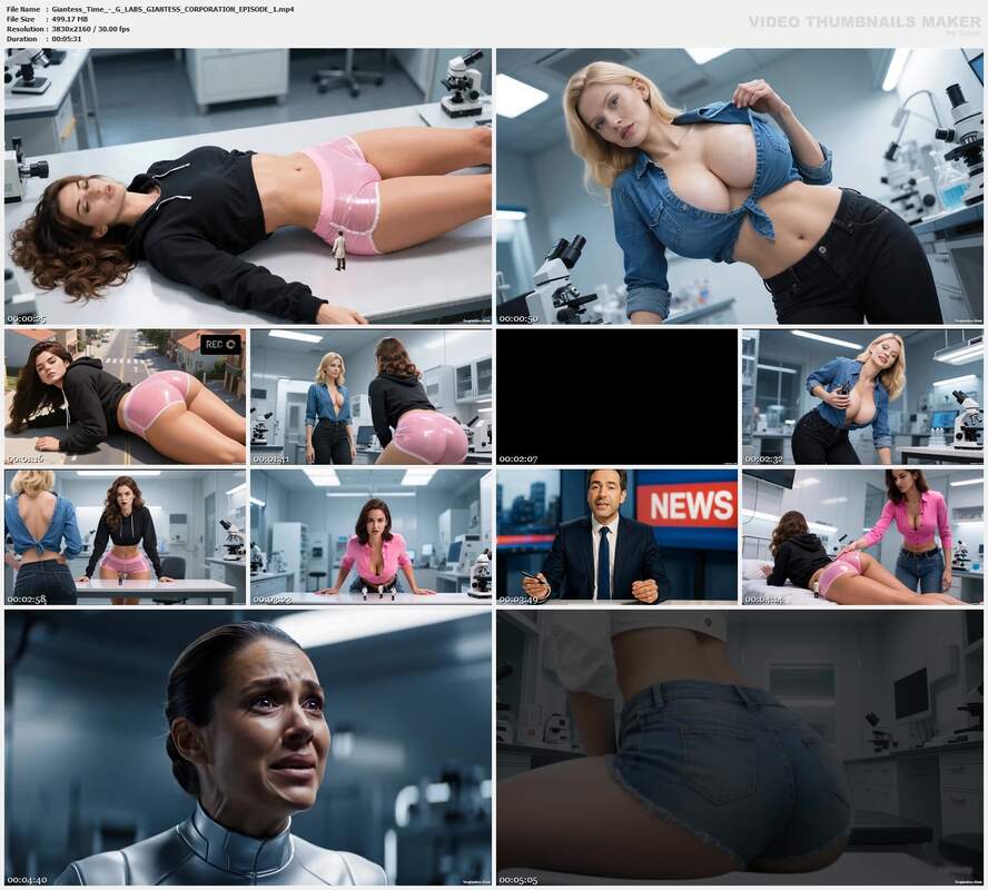 Giantess Time - G LABS GIANTESS CORPORATION EPISODE 1