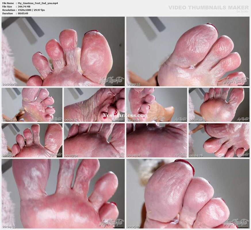 My Giantess Feet End you