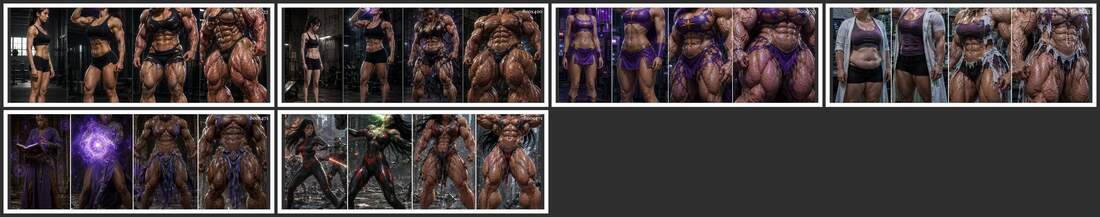 DMGArtAI - FMG Growth Sequences - AI-Generated Adult Art
