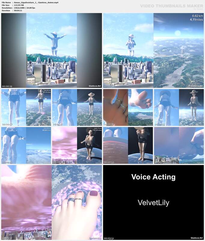 Annas Gigadventure 1 -Giantess Anime