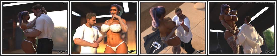 FontSize - Olives Sensual Shrinking - 3D Adult Comic
