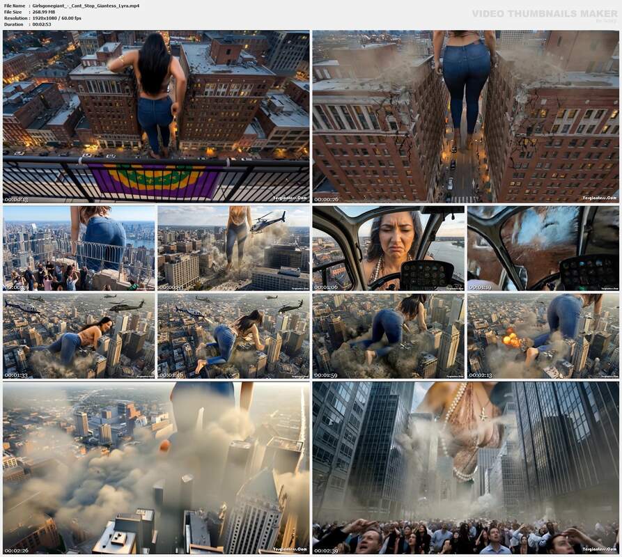 Girlsgonegiant - Cant Stop Giantess Lyra