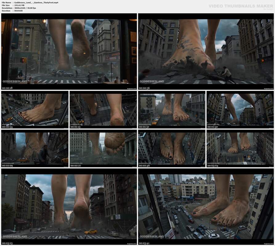 Goddesses Land - Giantess ThatyFeet