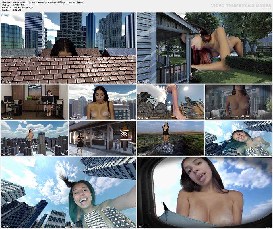 Media Impact Customs - Obsessed Giantess girlfriend 2 Aria Nicole