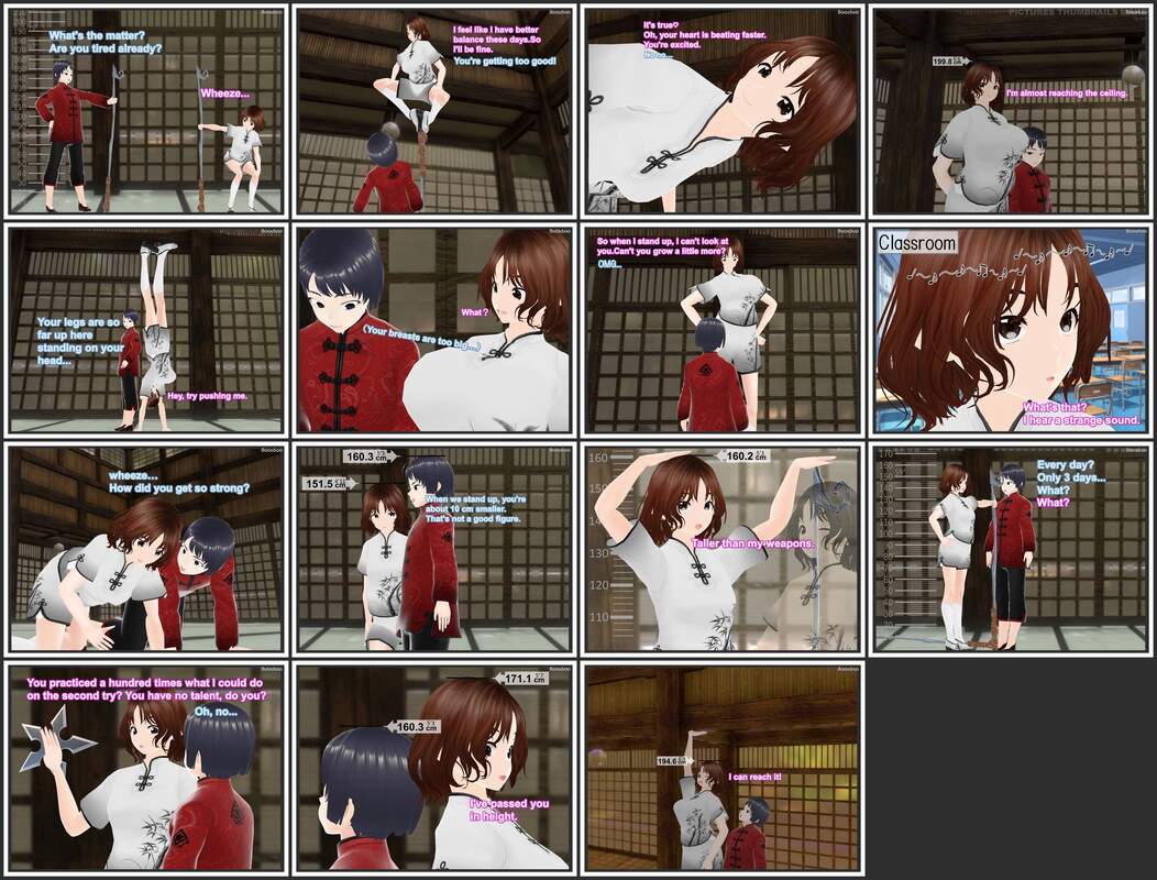 GirlGrowthClub - Warrior Training - 3D Adult Comic