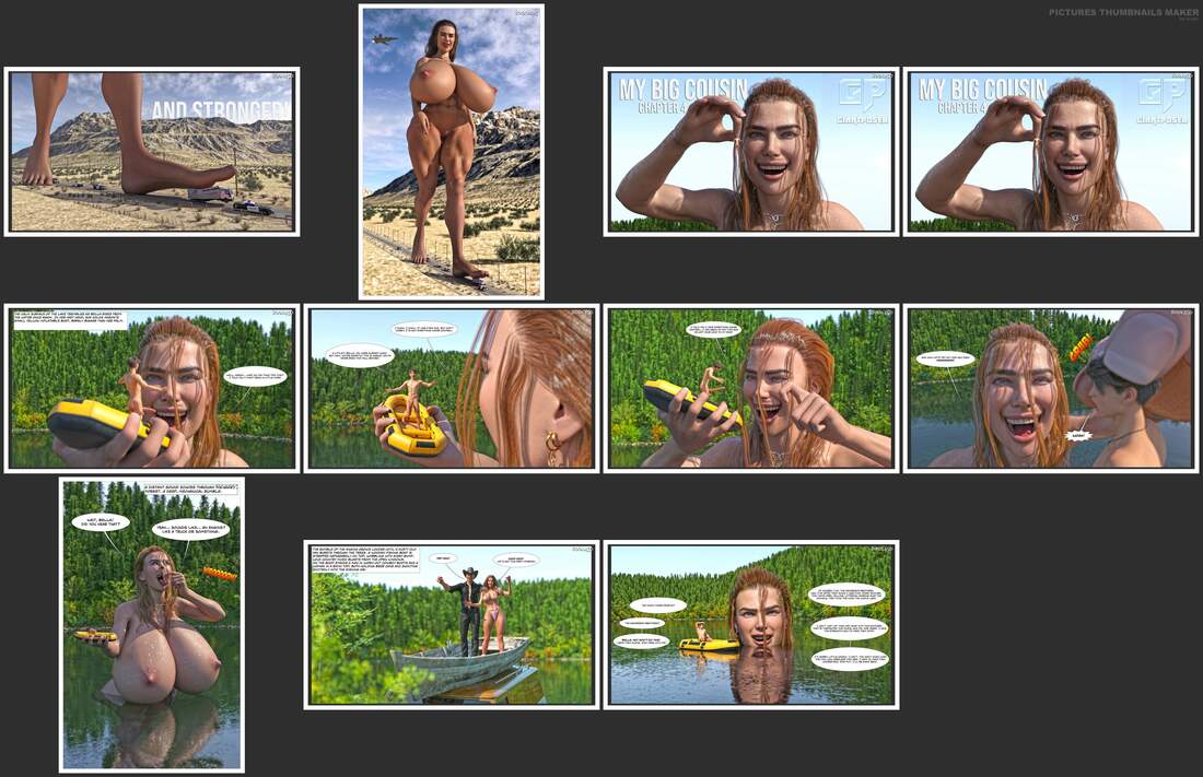 GiantPoser - My big Cousin - Chapter 4 - 3D Adult Comic